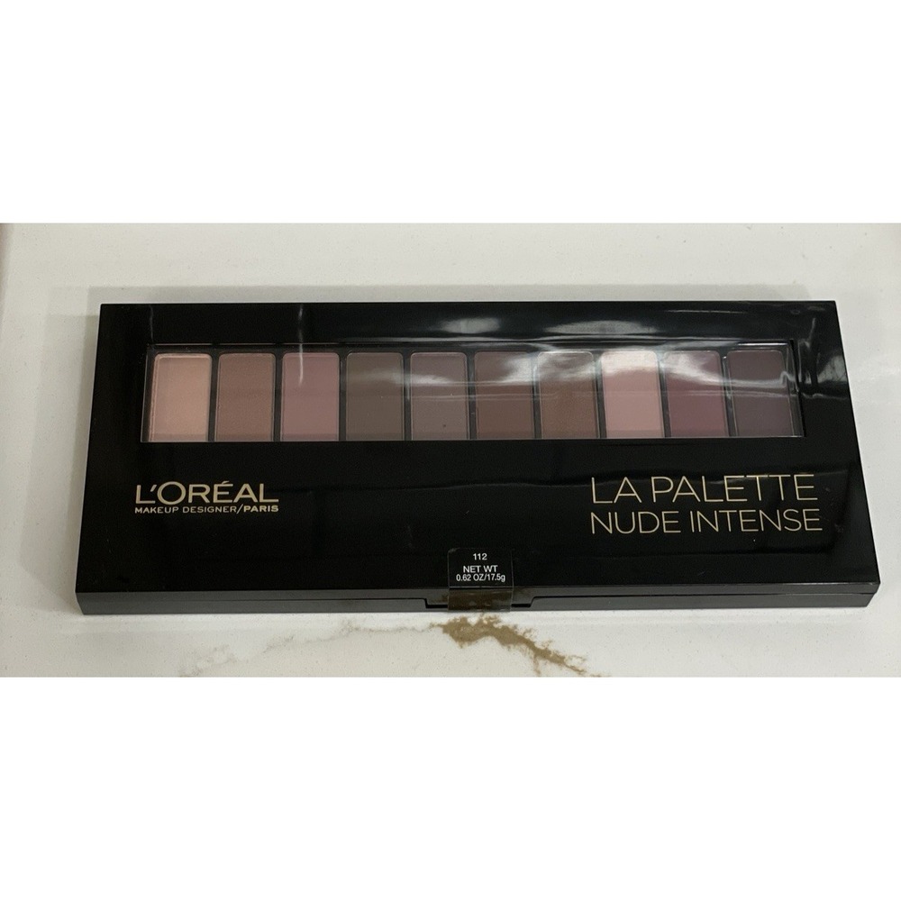L'Oreal La Palette Nude Intense‎ 112 Eye Shadow Color 10 Shades New Sealed